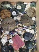 vintage and antique lot of buttons