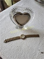 Waterford Heart Frame & fossil F2 Watch