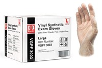 Basic Medical Clear Vinyl Exam Gloves 1000pk