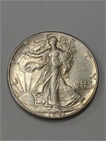 1941 Walking Liberty Half Dollar