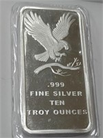 10 Troy ounce silver bar