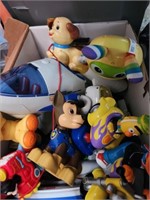 Box of toys Paw Patrol Sesame Street  disney