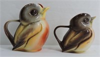 Antique Porcelain Figural Creamer & Milk