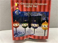 4 Pc Christmas Ornament Light Set