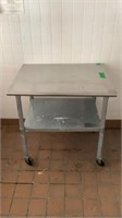 Eagle Stainless Steel Table With Casters 30” x