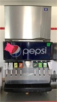 Pepsi Fountain Dispenser Has Built In Ice Maker,