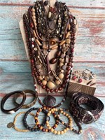 Wood You Bead Mine - Costume Jewelry Set & Belt