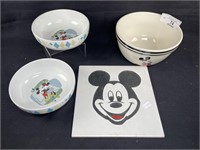 Various Mickey Mouse Kitchenware
