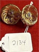 Pair of vintage early Sarah Coventry earrings