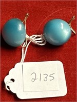 Pair of 1930s German pierced earrings