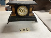WML GILBERT MANTLE CLOCK NEEDS REPAIRED MEASURES