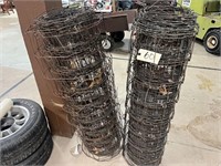 2 ROLLS OF RECLAIMED FENCE UNKOWN LENGTH