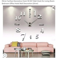 MSRP $20 Silver Make Yourself Wall Clock