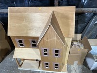 Large wooden playhouse w/ extras
