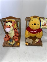 Winnie the Pooh and tigger books ends