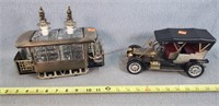 Vintage Radio Car & Whisky Decanter Set