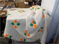 Crochet Throw, Approx 72x96"
