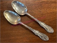 Old Sterling Demi Spoons (1 monogrammed)