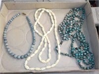 Natural Tone Bead Necklaces