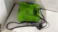 Greenworks 80 V charger not tested