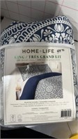$45 King size duvet, cover open package