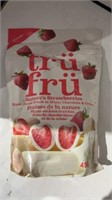 Natures, strawberries, in white chocolate package