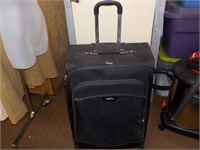Large Canvas Samsonite Suitcase