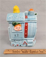 Vintage Train Cookie Jar- Marked Japan-  Overall