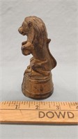 Cast Iron Circus Lion Coin Bank- On Top of