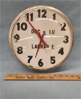 Vintage Doc & Lu Larrabee Clock- Germany- Battery