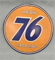 Union 76 Gasoline Metal Sign- Repro- 12 inches