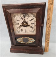 E.N. Welch Mantle Clock- As Is/Untested