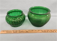 National Potteries Green Beehive Vase