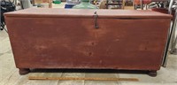 Early Trunk w Original Red Paint and Nice Hook-4
