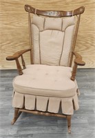 Solid Wood Rocking Chair w Padding