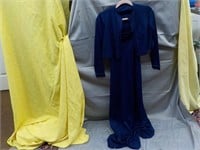 Blue Jacket, Full Length Dress Size A