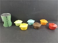 Ensemble de mini Cocottes en céramique