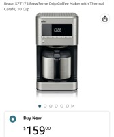 Coffee Machine (Open Box, Untested)