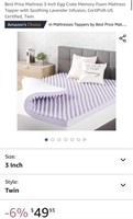 Mattress Topper (Open Box, New)