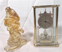 Danbury Clock & Lucite Plastic Asian Decor