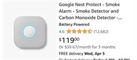 Google Smoke Detector (Open Box, Untested) NEW??