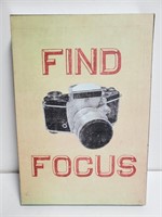 Find Focus SLR Camera Wall Art