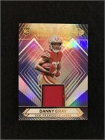Danny Gray 49ers 2022 Panini NFL RC Jersey Card