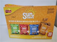 Sun Chips Variety Pack New Damaged Box