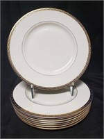 (8) Minton St. James Bone China 8" Dessert Plates