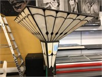 Slag Glass Floor Lamp