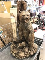 3 Ft tall Composite Bear Lamp Base - some minor
