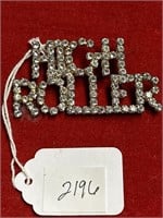 Vintage rhinestone highroller brooch