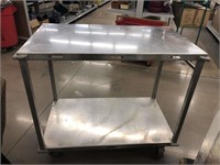 Large Stainless NSF Rolling Kitchen Cart - From