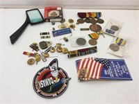 US Military Pins & Ribbons, Uniform Buttons &